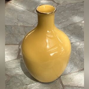 Spode Kit Kemp Calypso Posy Yellow Vase